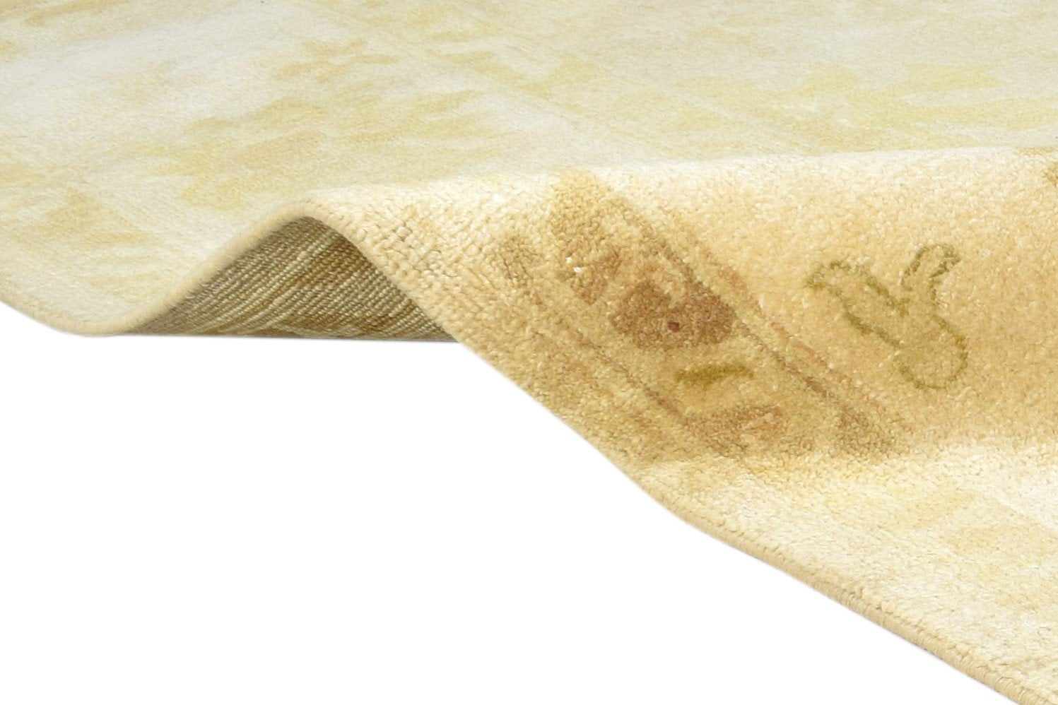 Wool Beige Rug 8' X 10' Persian Hand Knotted Oushak Oriental Large Carpet   7864949375125