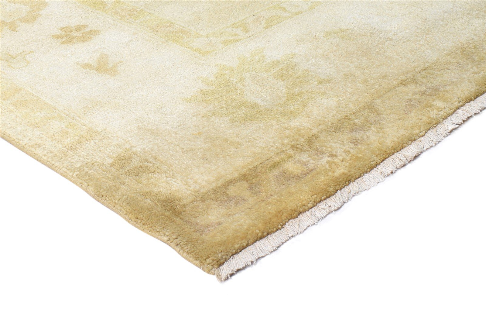 Wool Beige Rug 8' X 10' Persian Hand Knotted Oushak Oriental Large Carpet   7864949375125