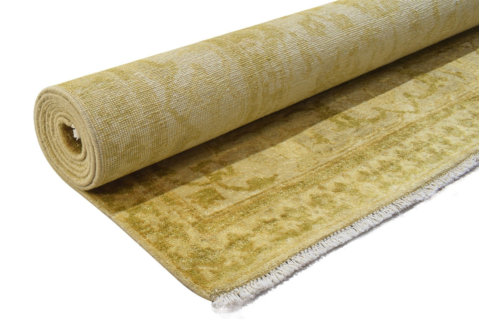 Wool Beige Rug 8' X 11' Persien Hand Knotted Sarouk-Indian Oriental Large Carpet   7864318591125