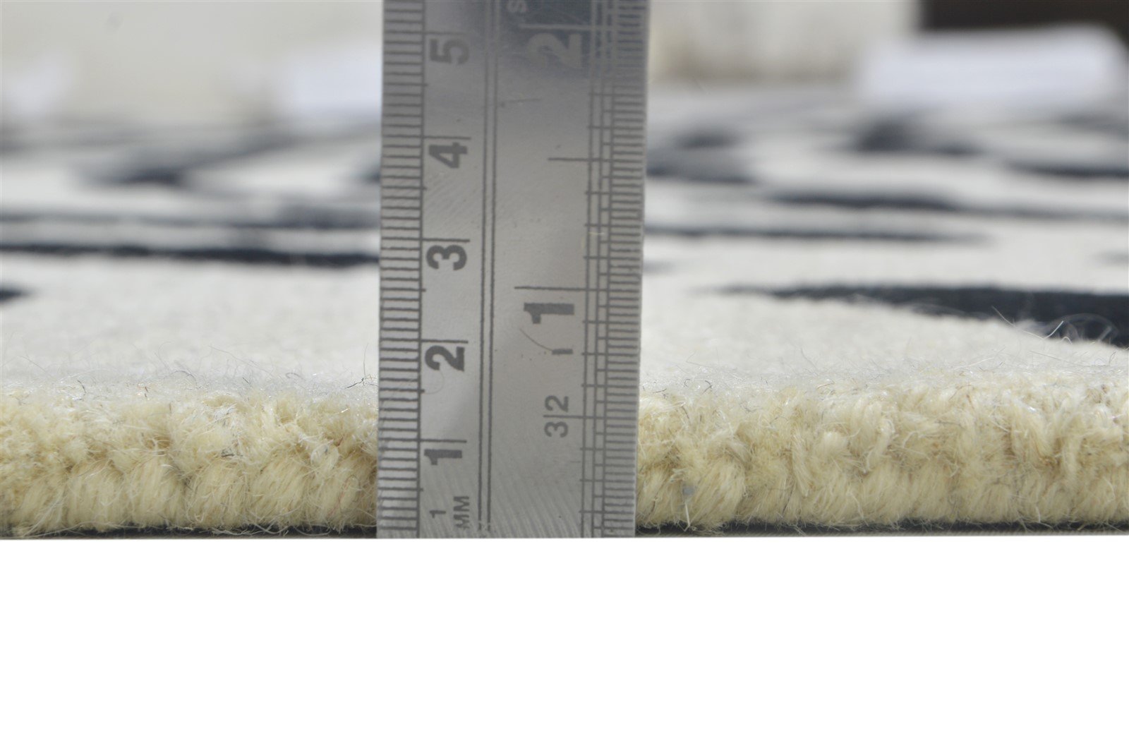Wool Black Rug 9X13 Modern Hand Tufted Indian Animal Print Extra Large Carpet   7864142135445