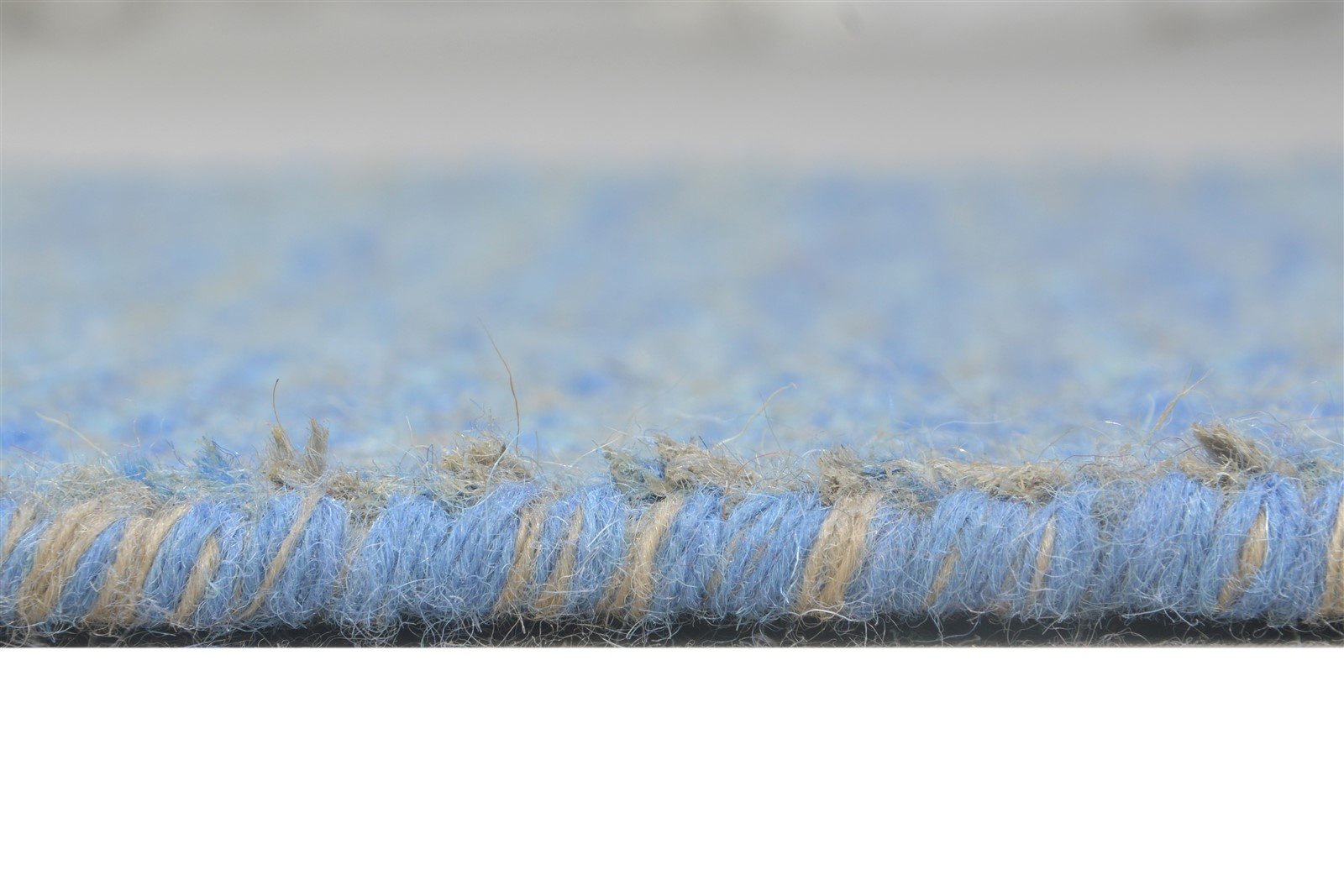 Wool Blue Rug 2' X 3' Modern Dhurrie Scandinavian Nordic Small Carpet   7865013010581