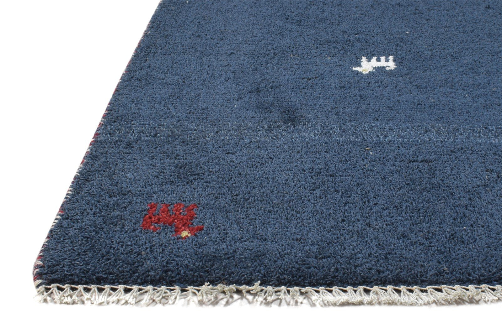 Wool Blue Rug 2' X 3' Southwestern Hand Knotted American Tribal Small Carpet   7865062785173