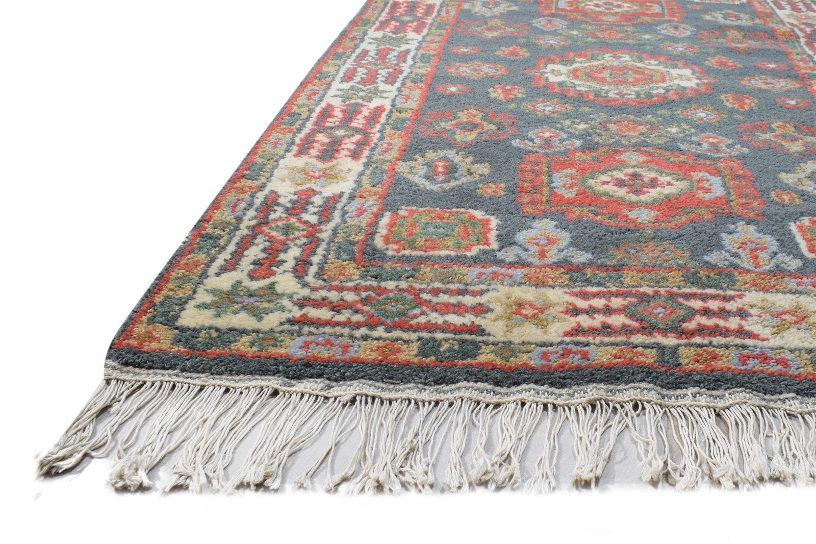 Wool Blue Rug 3' X 5' Persian Hand Knotted Kazak Oriental Room Size Carpet   7865142182037