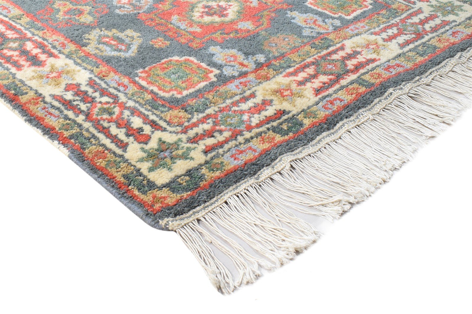 Wool Blue Rug 3' X 5' Persian Hand Knotted Kazak Oriental Room Size Carpet   7865142182037