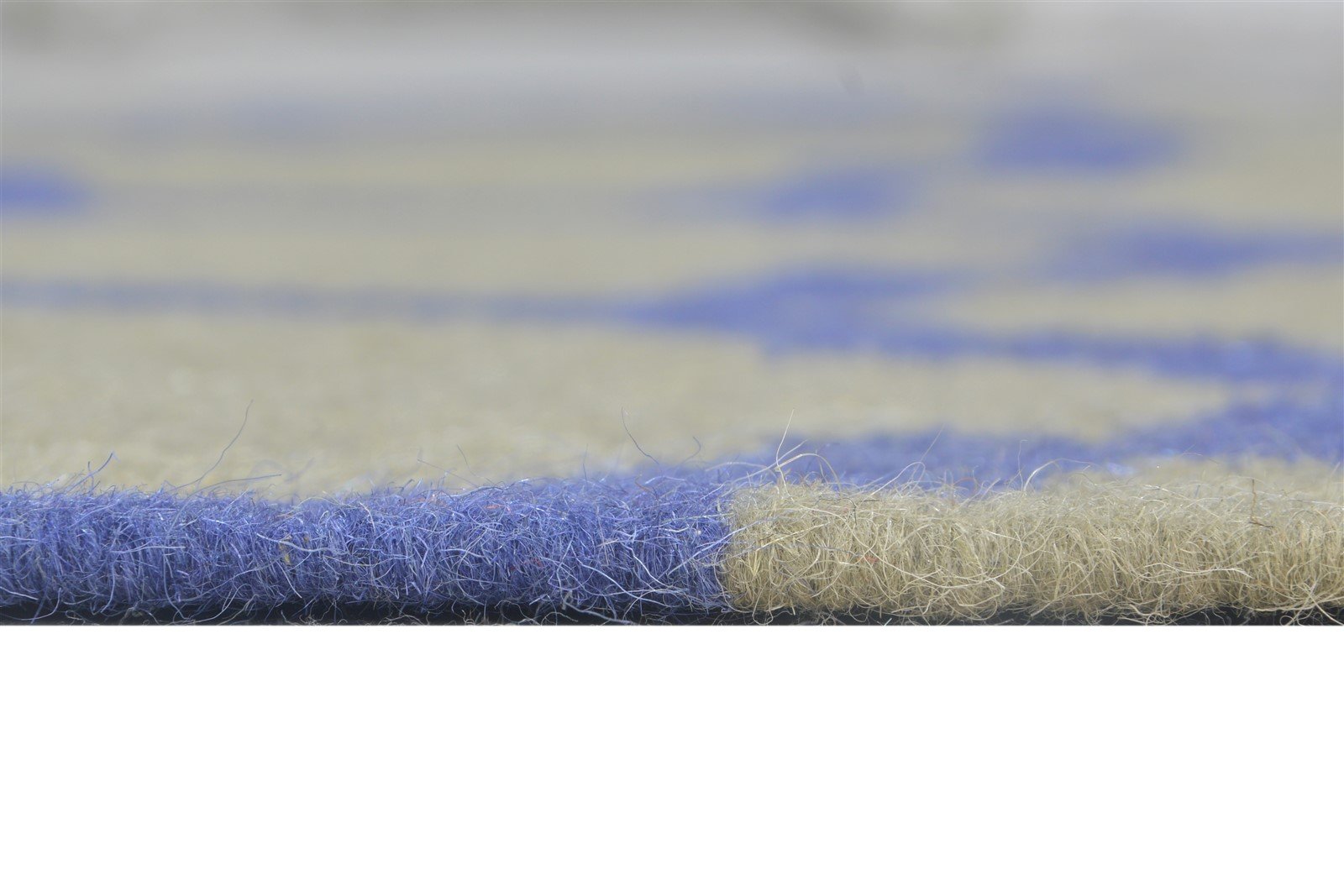 Wool Blue Rug 5' X 8' Modern Dhurrie Moroccan Trellis Room Size Carpet   7864382881941