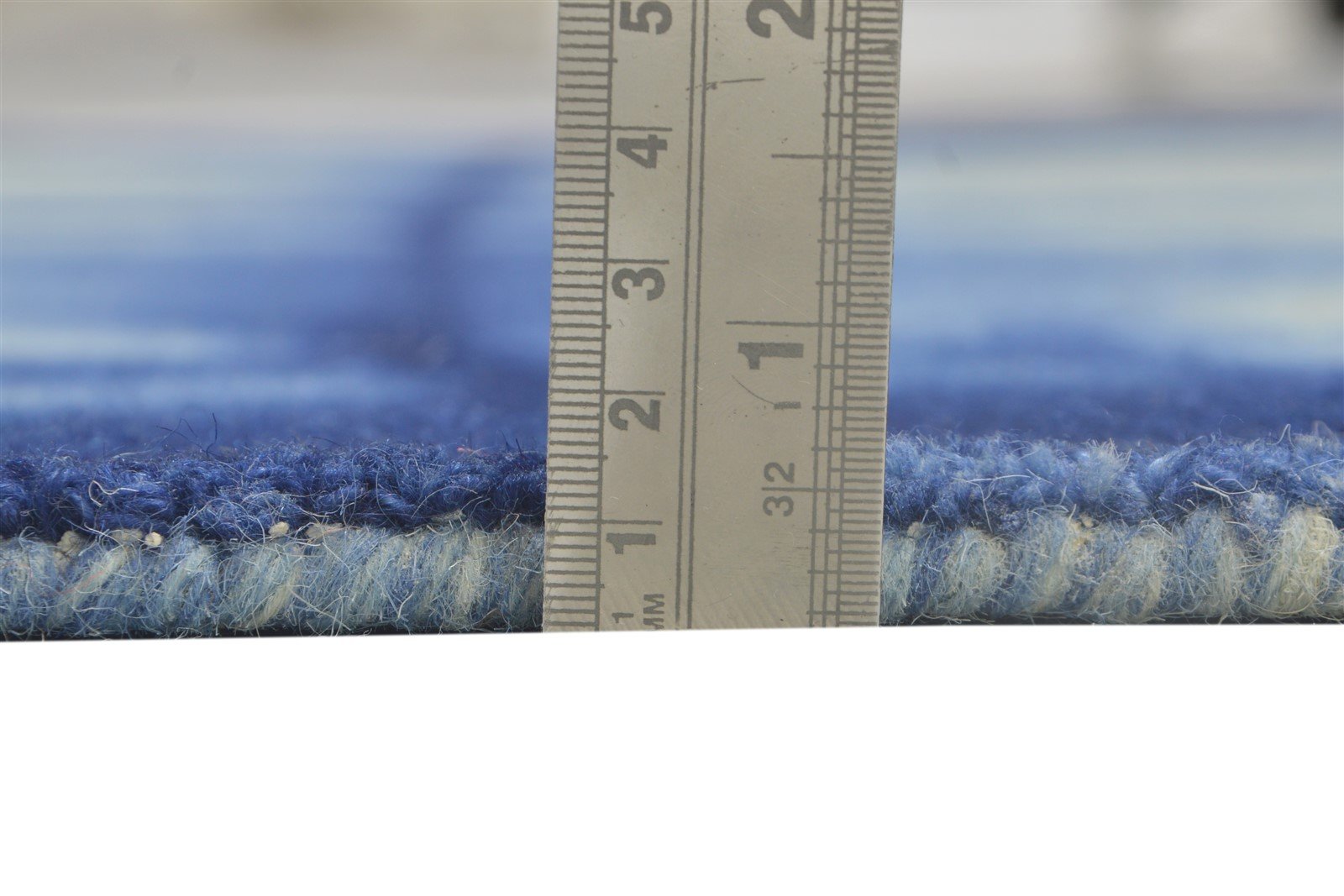 Wool Blue Rug 5' X 8' Modern Hand Tufted Shibori Tie Dye Room Size Carpet   7864254267541