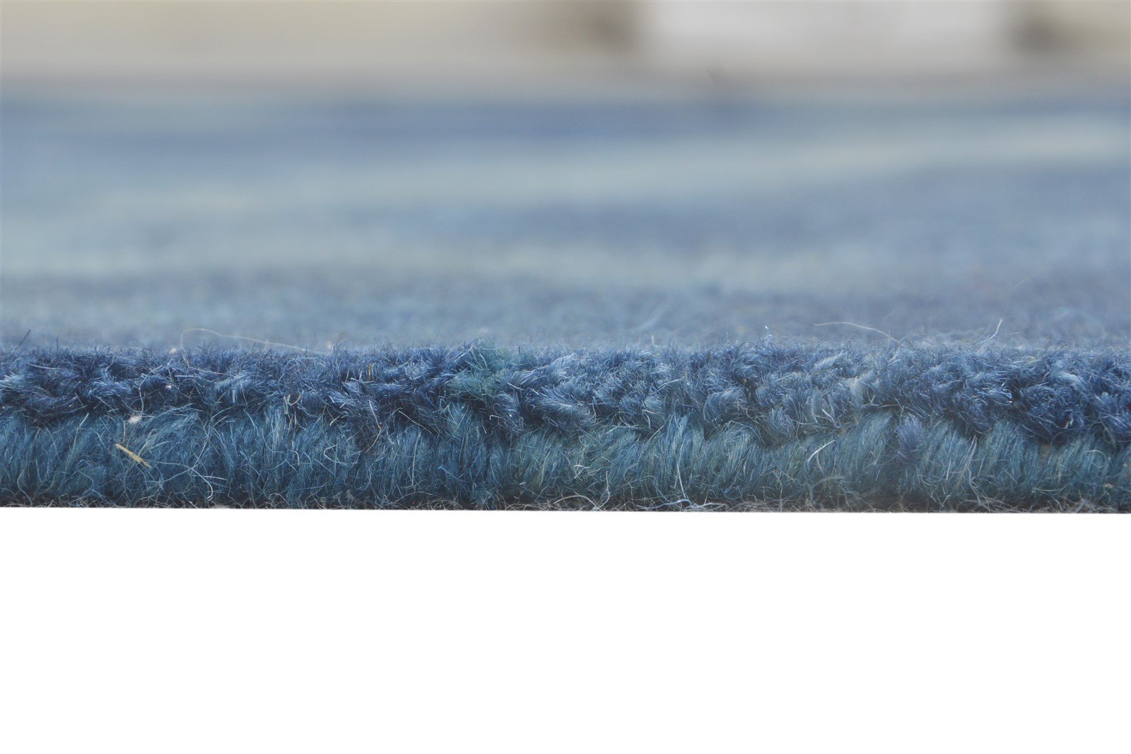 Wool Blue Rug 5' X 8' Modern Hand Tufted Shibori Tie Dye Room Size Carpet   7865203884181