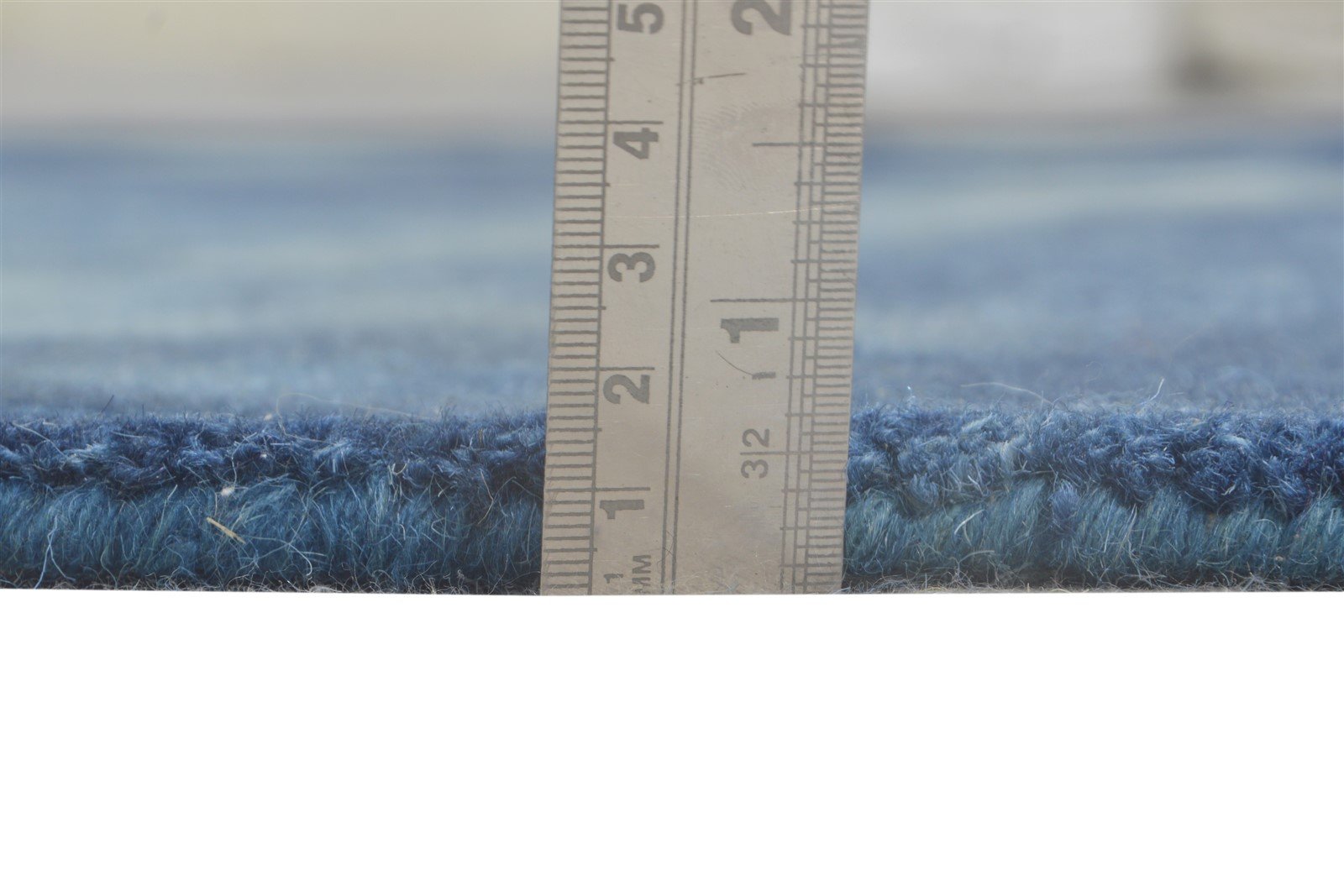 Wool Blue Rug 5' X 8' Modern Hand Tufted Shibori Tie Dye Room Size Carpet   7865203884181