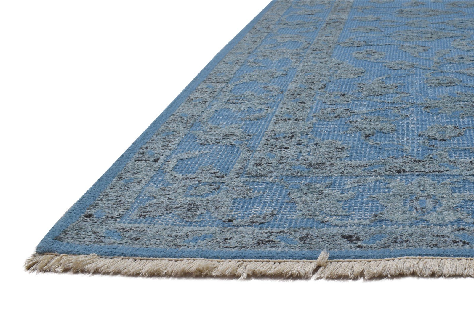 Wool Blue Rug 6' X 8' Persian Hand Knotted Oushak Oriental Room Size Carpet   7864897110165
