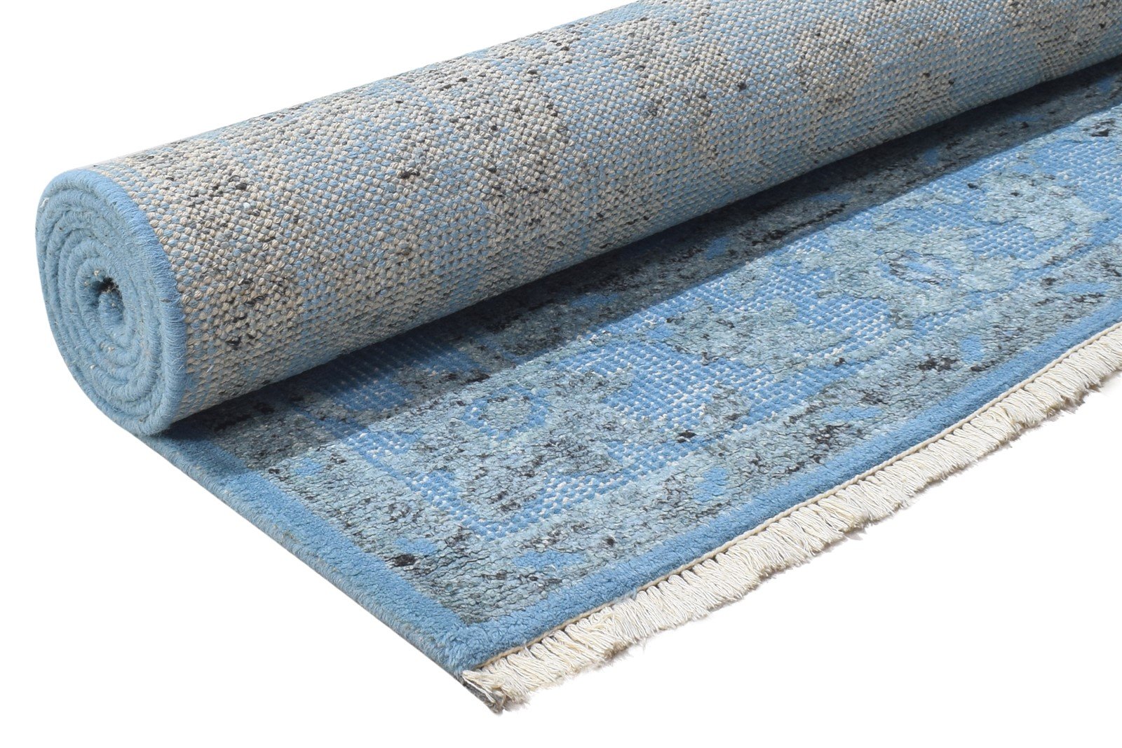 Wool Blue Rug 6' X 8' Persian Hand Knotted Oushak Oriental Room Size Carpet   7864897110165