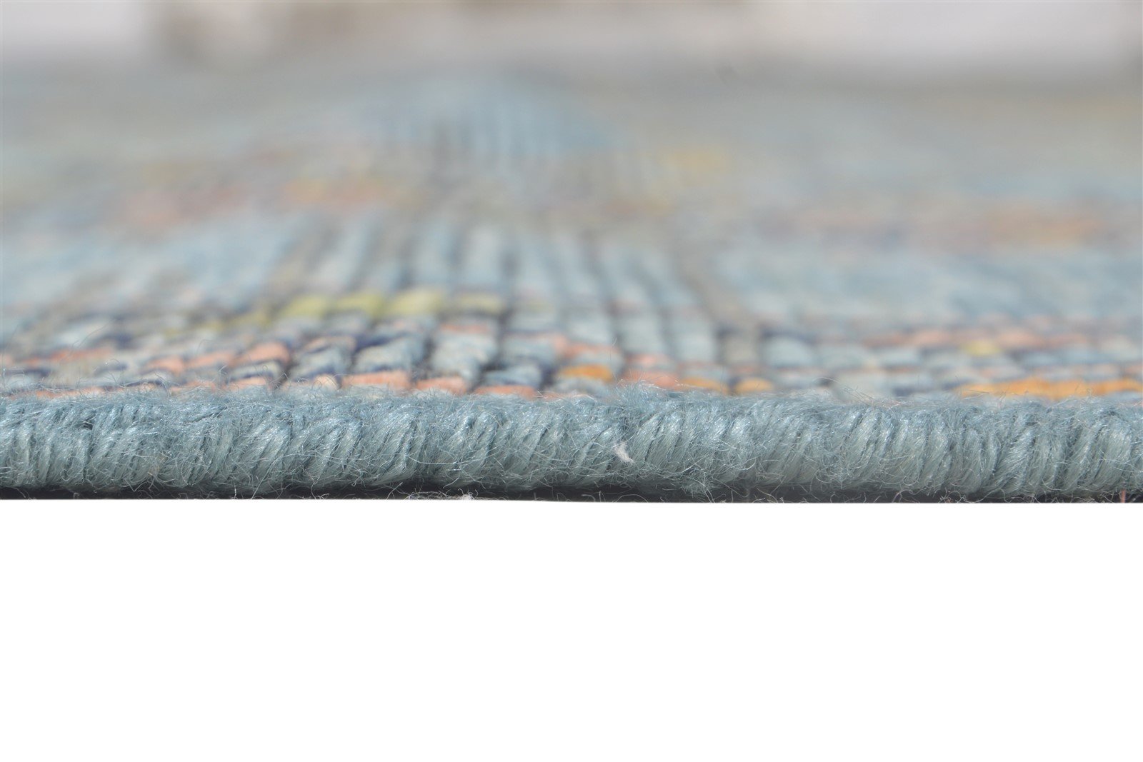 Wool Blue Rug 8' X 10' Persian Hand Knotted Oushak Oriental Large Carpet   7865011077269