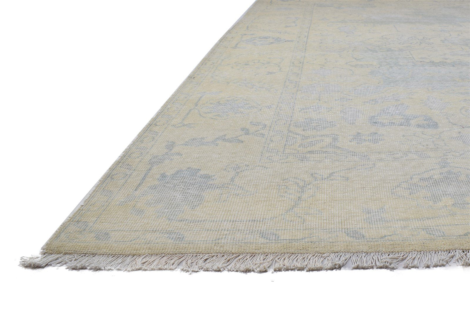 Wool Blue Rug 8' X 10' Persian Hand Knotted Oushak Oriental Large Carpet   7864169627797