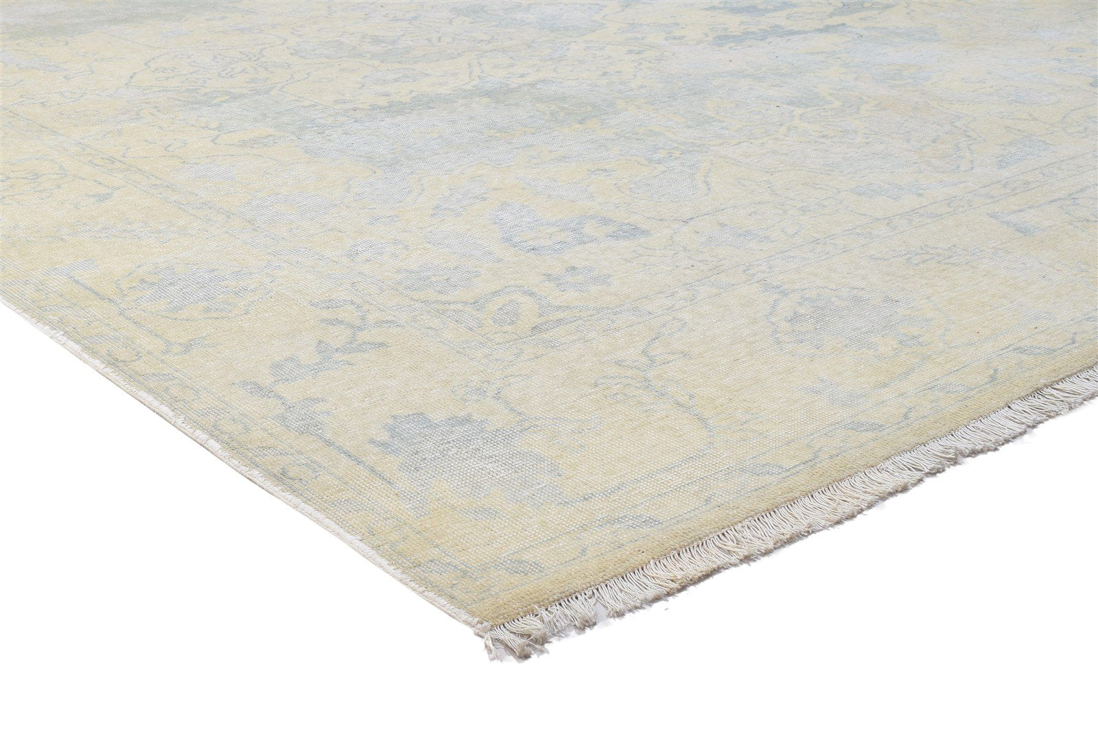 Wool Blue Rug 8' X 10' Persian Hand Knotted Oushak Oriental Large Carpet   7864169627797