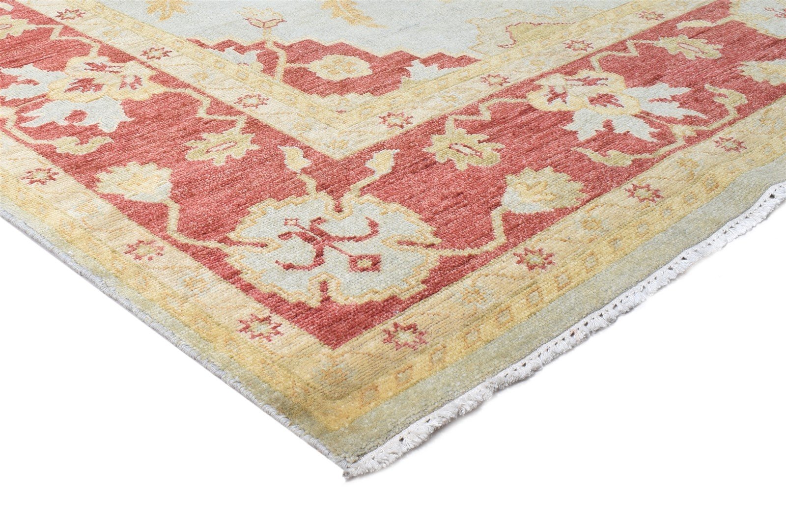 Wool Blue Rug 8' X 10' Persian Hand Knotted Oushak Oriental Large Carpet   7864600199317
