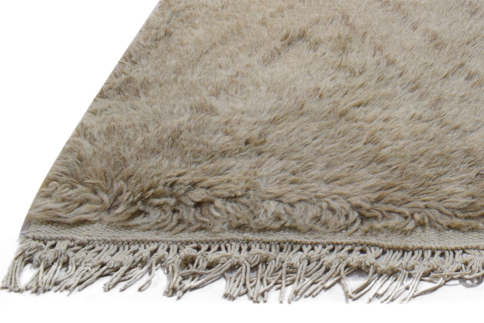 Wool Brown Rug 2' X 3' Modern Hand Knotted Moroccan Diamond Small Carpet   7860704215189