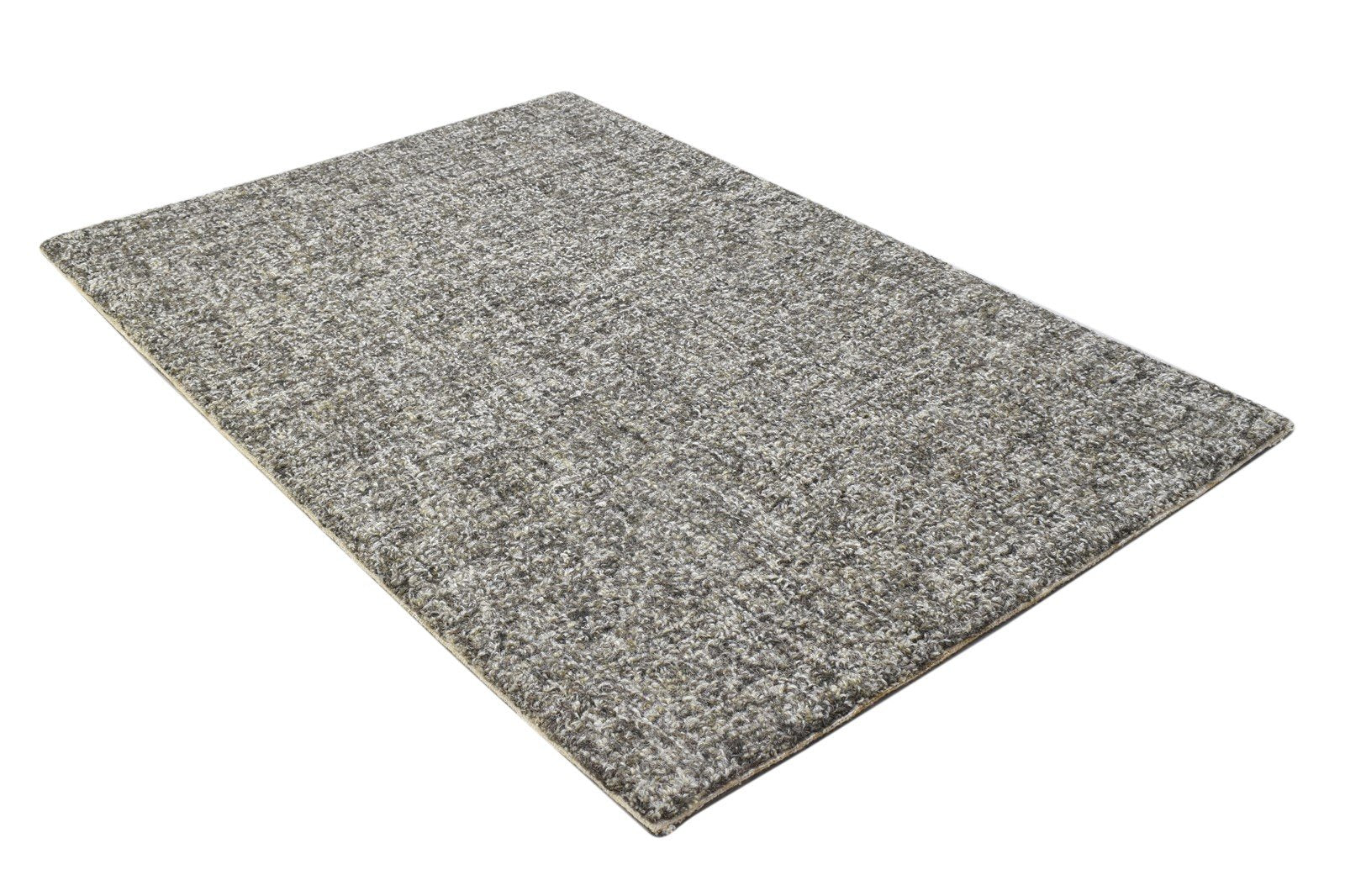 Wool Brown Rug 2' X 3' Modern Hand Tufted Scandinavian Solid Small Carpet   7864134402197
