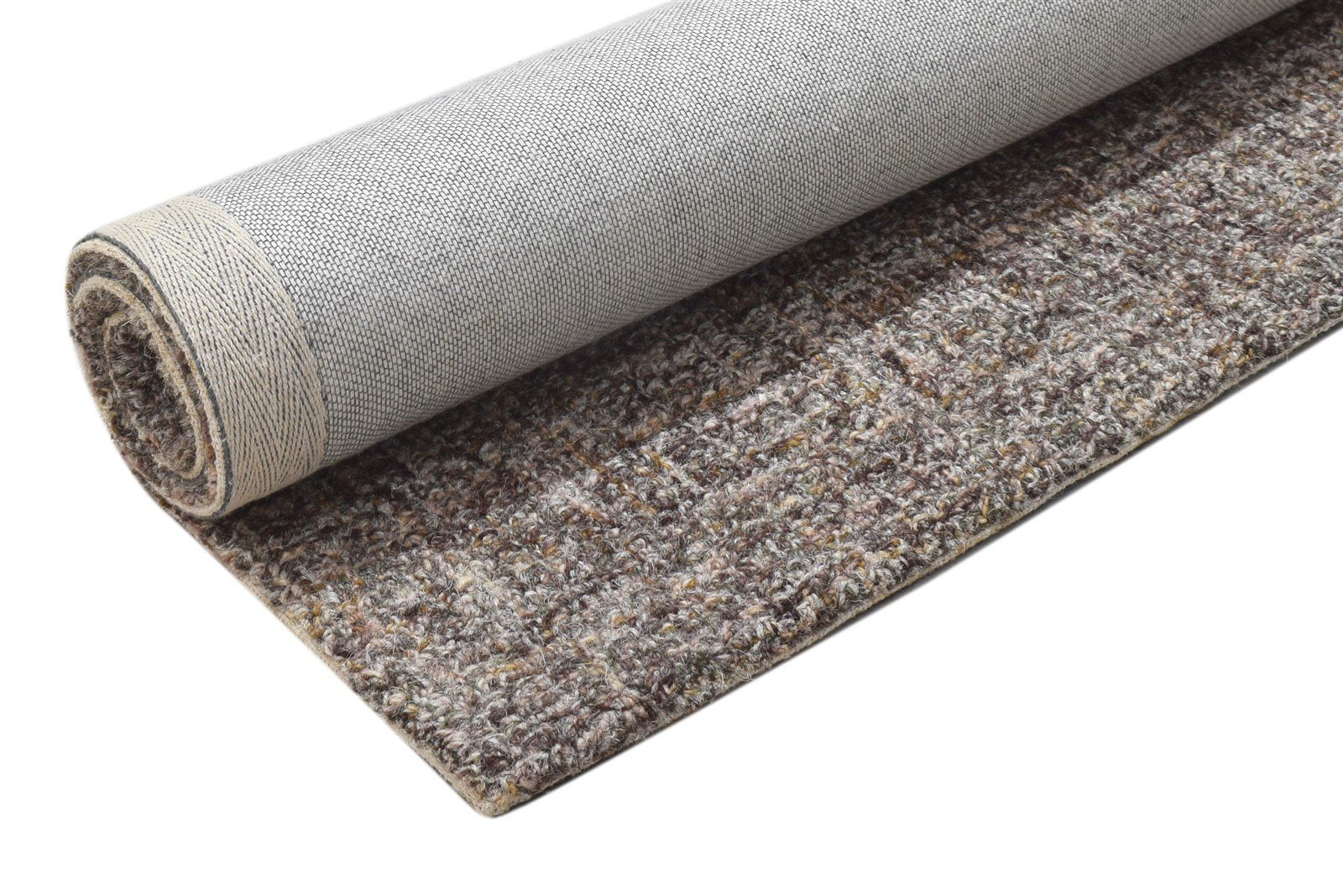 Danyette Wool Brown Rug 2' X 3' Modern Hand Tufted Scandinavian Solid   7864817975445