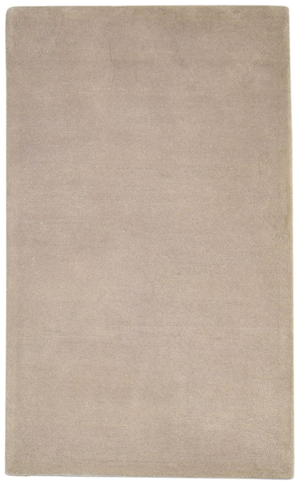 Wool Brown Rug 3' X 5' Modern Hand Tufted Scandinavian Solid Room Size Carpet   7864310726805