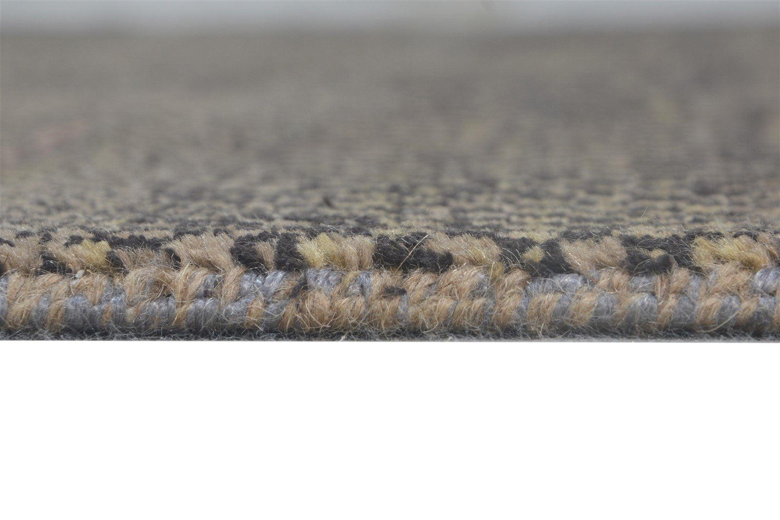 Wool Brown Rug 4' X 6' Modern Hand Knotted Agra Grass Trellis Room Size Carpet   7865148539029