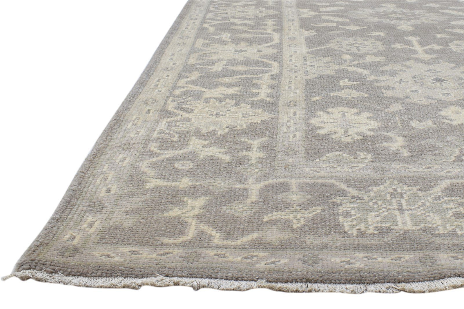 Wool Brown Rug 6' X 9' Persian Hand Knotted Oushak Oriental Room Size Carpet   7860689928341