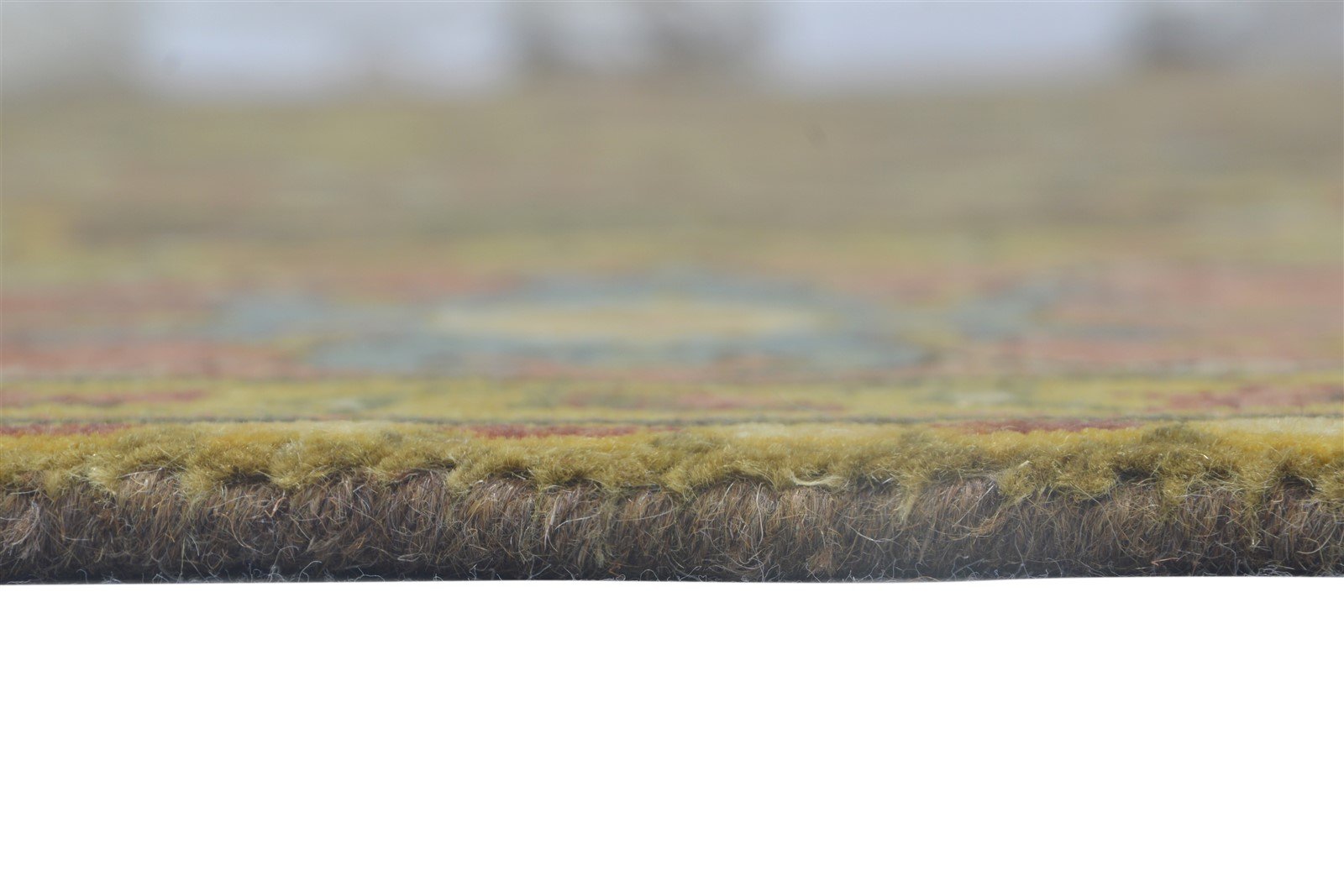 Wool Brown Rug 8' X 12' Persian Hand Knotted Mughal Oriental Large Carpet   7864207409301