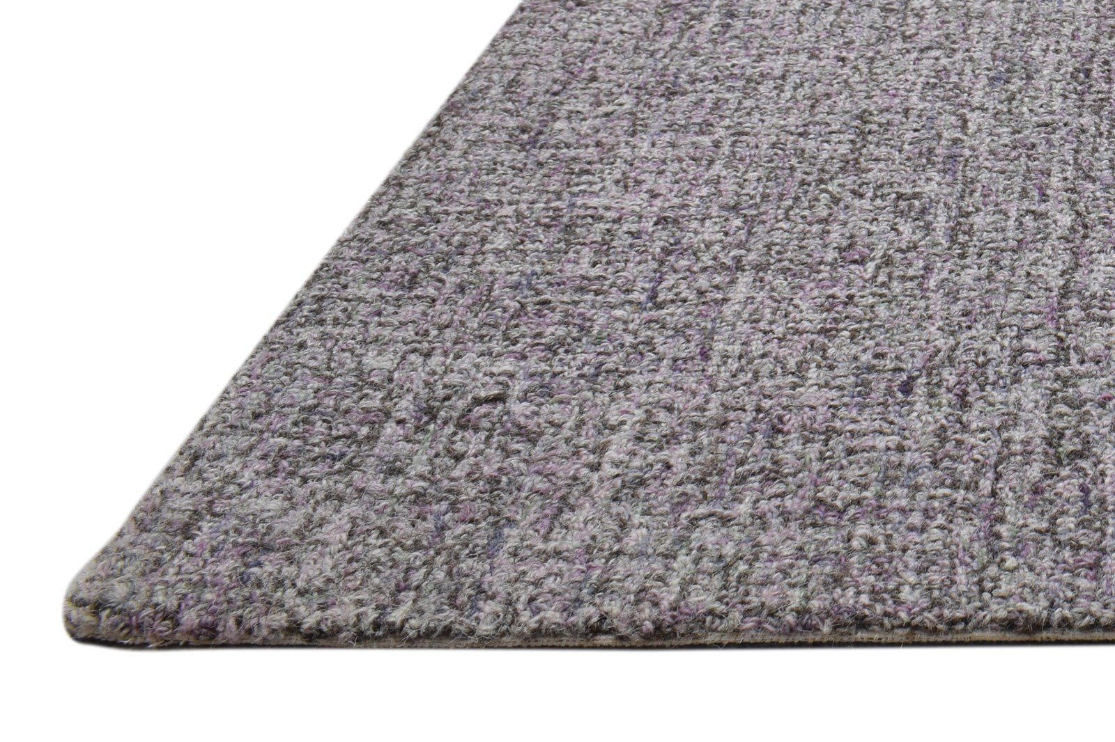 Wool Charcoal Rug 2' X 3' Modern Hand Tufted Scandinavian Solid Small Carpet   7864139088021