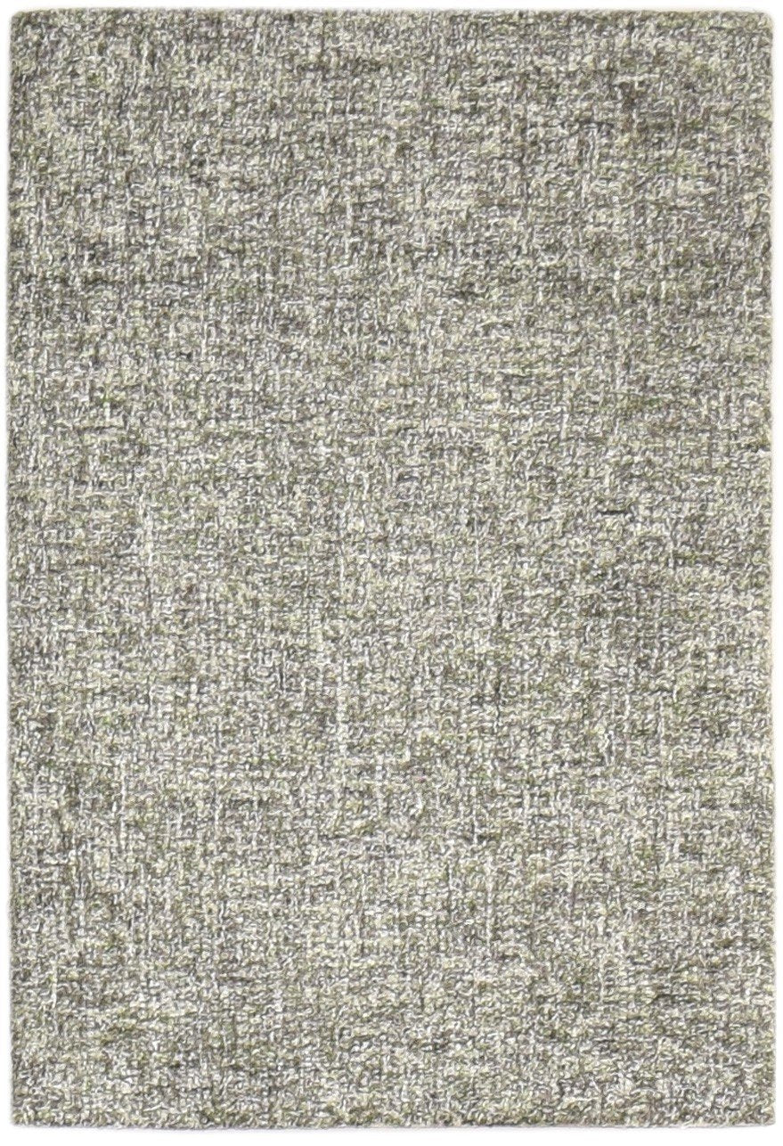 Wool Charcoal Rug 2' X 3' Modern Hand Tufted Scandinavian Solid Small Carpet   7864141742229
