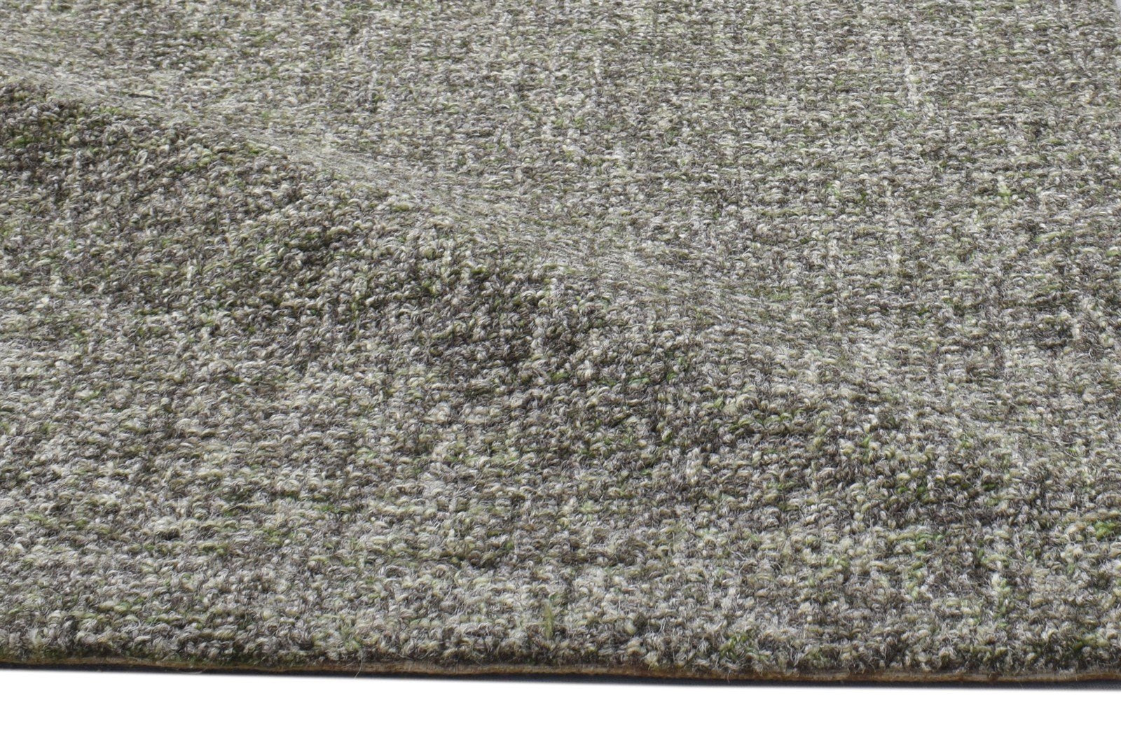 Wool Charcoal Rug 2' X 3' Modern Hand Tufted Scandinavian Solid Small Carpet   7864141742229