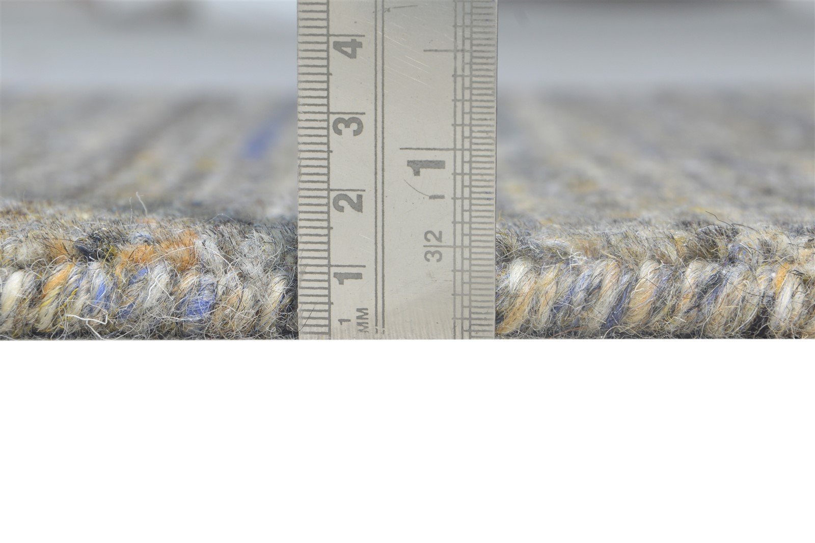 Wool Charcoal Rug 2' X 3' Modern Handloom Scandinavian Solid Small Carpet   7865138151573