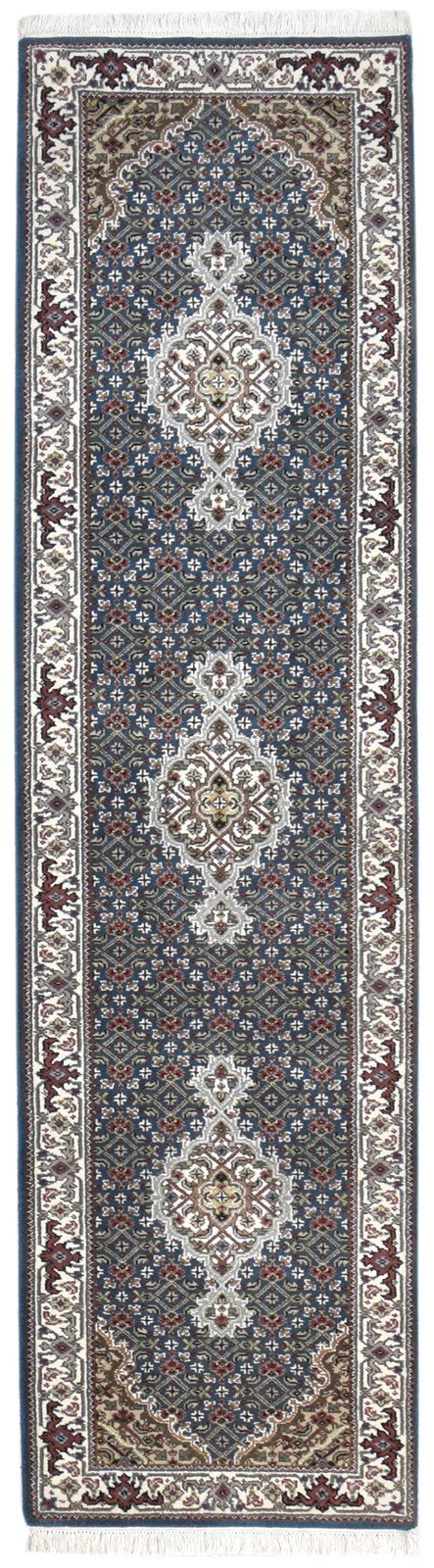 Wool Charcoal Rug 2' X 8' Persian Hand Knotted Mir Oriental Small Runner   7864982077589