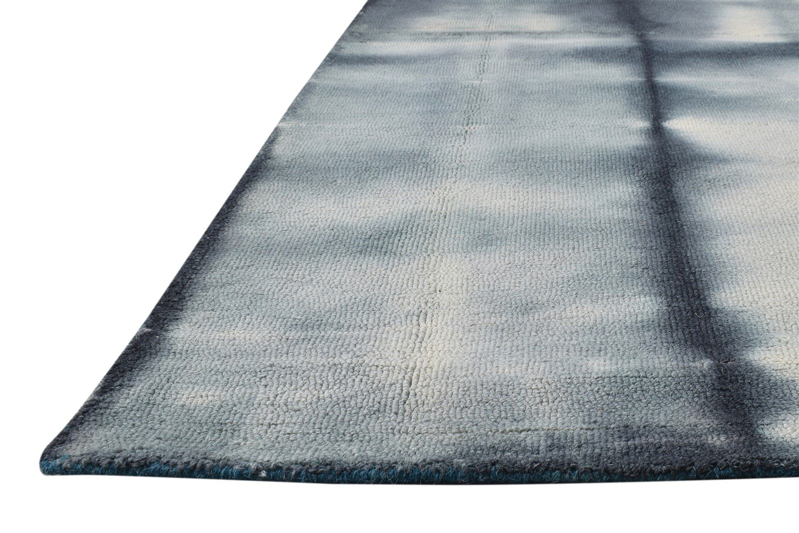 Janean Wool Charcoal Rug 5' X 8' Modern Hand Tufted Shibori Tie Dye   7865171738773