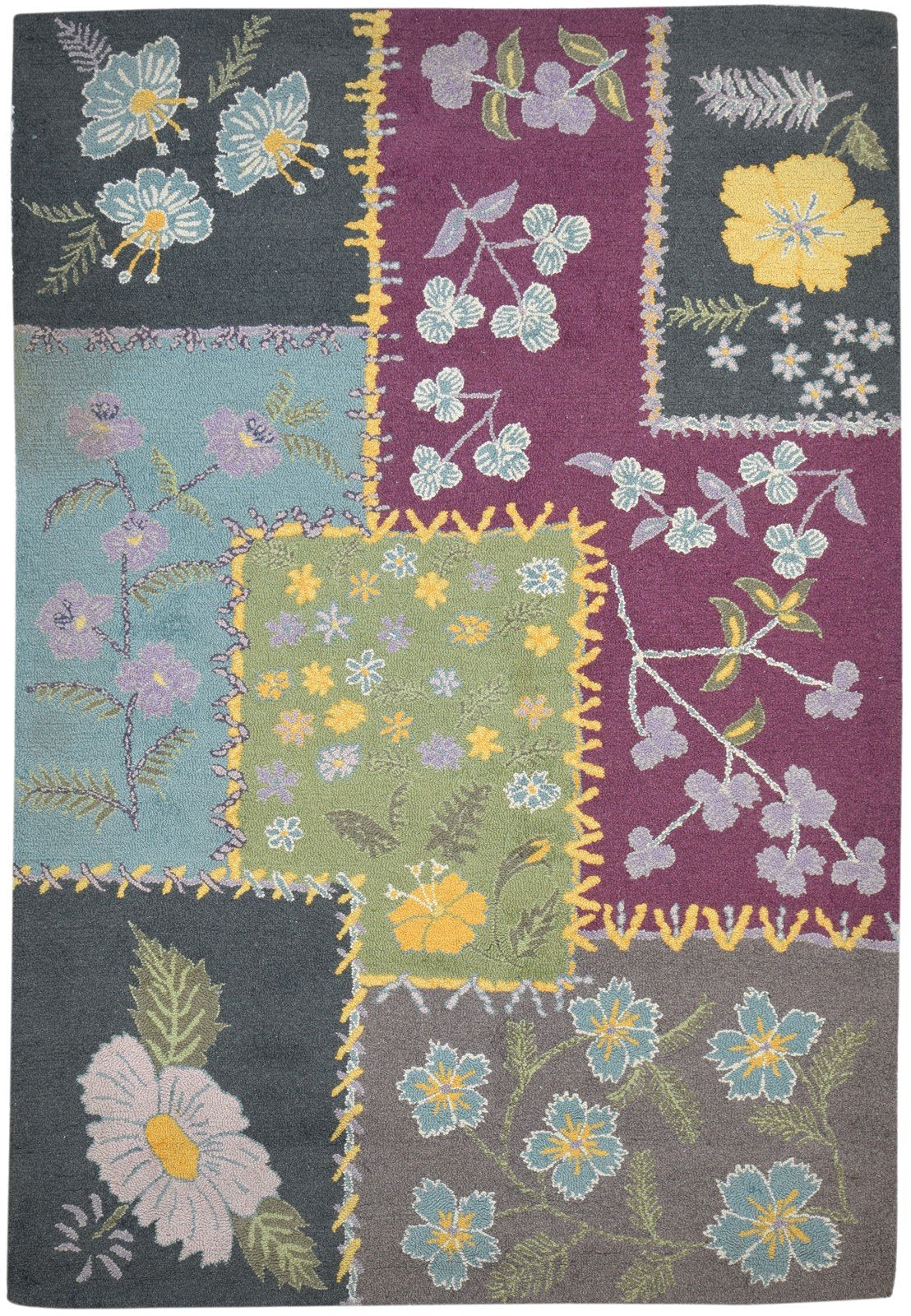 Wool Colorful Rug 6' X 9' Persian Hand Tufted Oriental Oriental Room Size Carpet   7864173002901