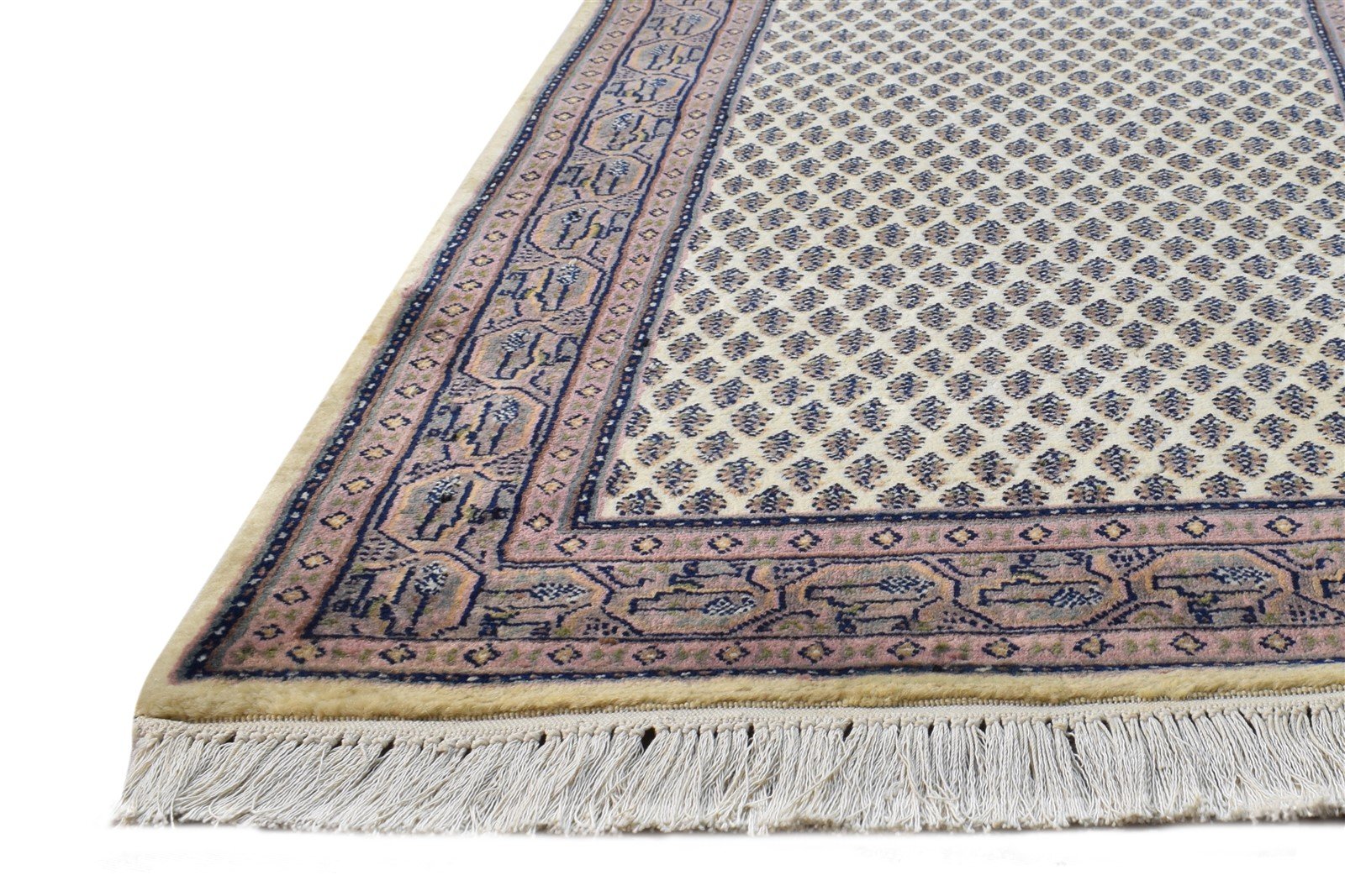 Wool Cream Rug 2'6 X 4' Persian Hand Knotted Bijar Oriental Small Carpet   7864631427221
