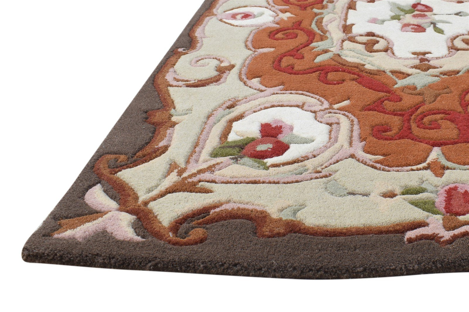 Wool Cream Rug 3' X 5' Persian Hand Tufted Abbuson Oriental Small Carpet   7864994922645