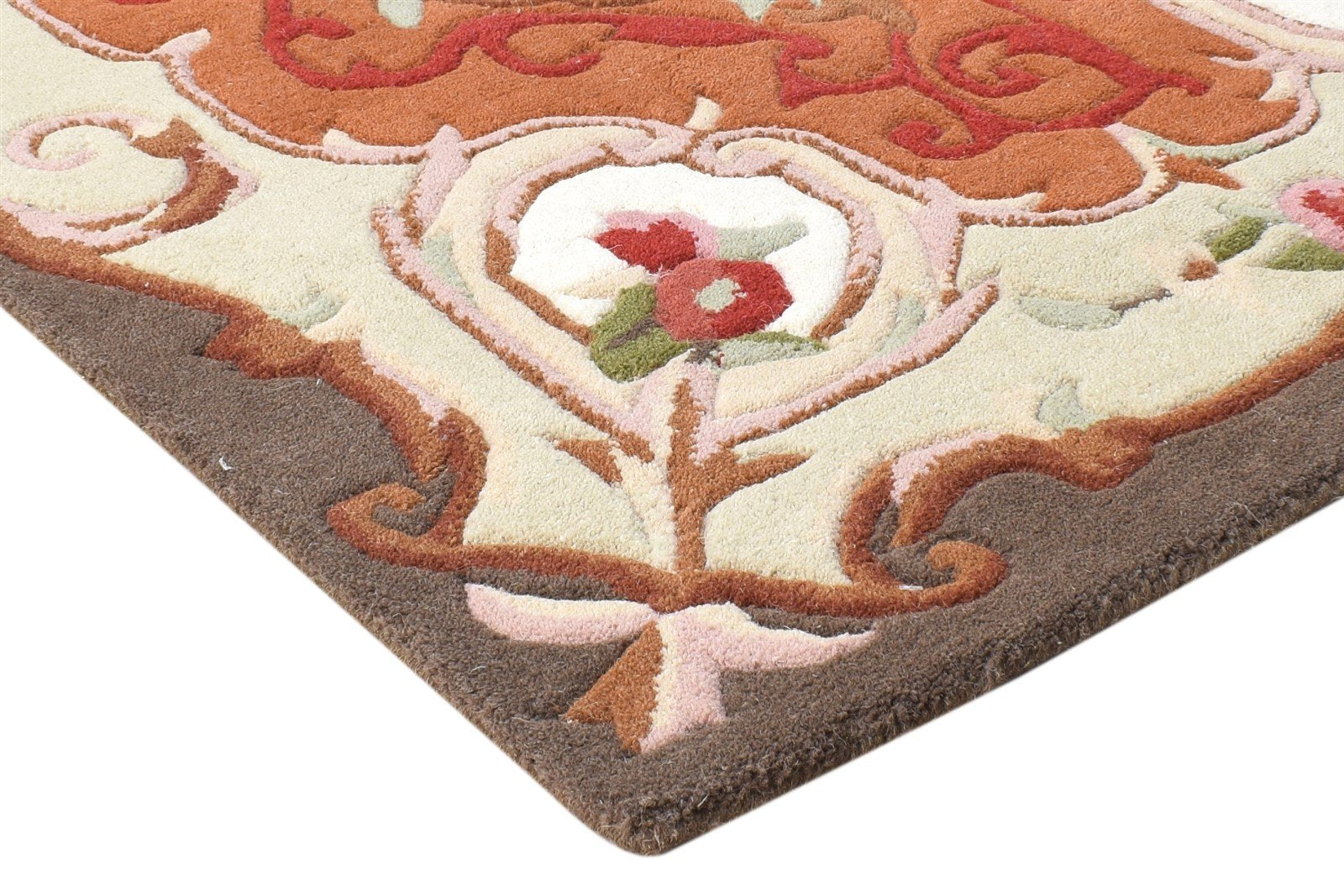 Wool Cream Rug 3' X 5' Persian Hand Tufted Abbuson Oriental Small Carpet   7864994922645