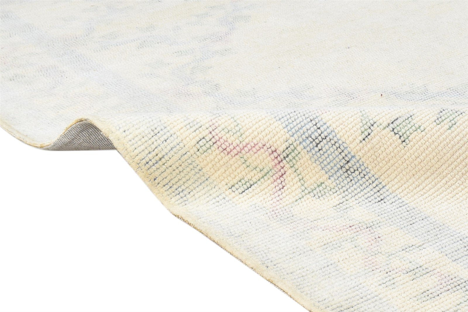 Anne-Corinne Wool Cream Rug 4' X 6' Persian Hand Tufted Abbuson Oriental   7865075368085