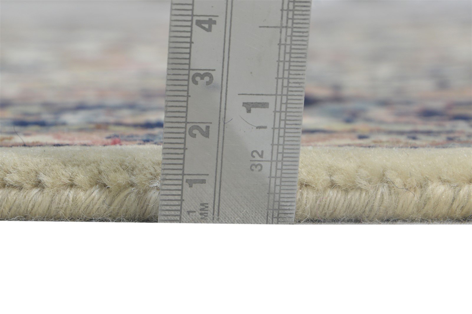Wool Cream Rug 5' X 7' Persian Hand Knotted Kashan Oriental Room Size Carpet   7864633786517