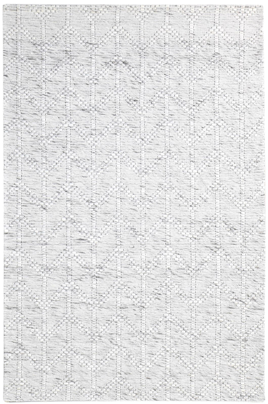 Wool Cream Rug 5' X 8' Modern Hand Woven Scandinavian Nordic Room Size Carpet   7864586240149