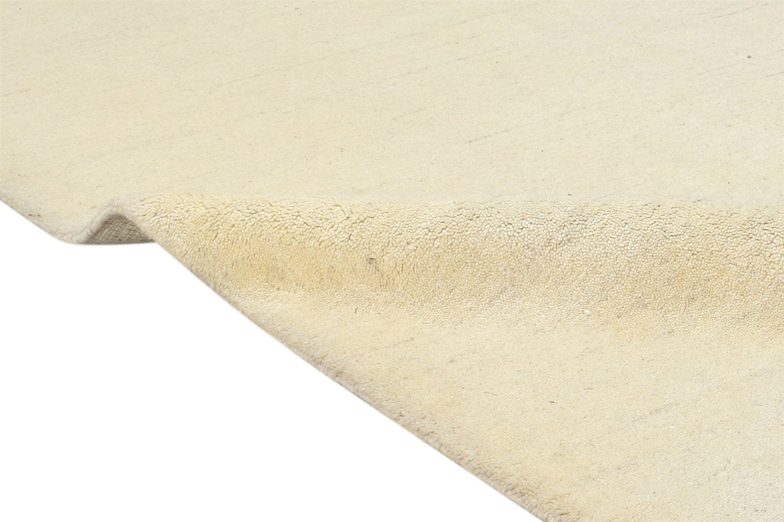 Minnie Wool Cream Rug 5' X 8' Modern Handloom Scandinavian Solid   7865074122901