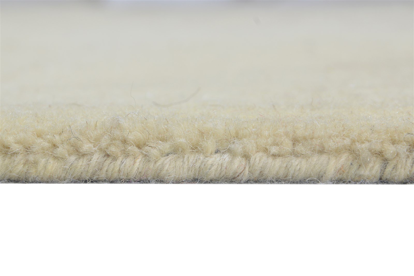 Minnie Wool Cream Rug 5' X 8' Modern Handloom Scandinavian Solid   7865074122901