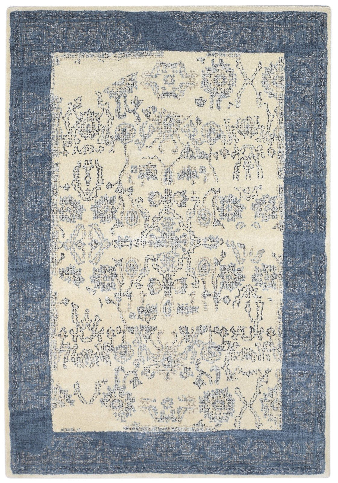 Wool Cream Rug 5' X 8' Persian Hand Tufted Oushak Oriental Room Size Carpet   7864096555157