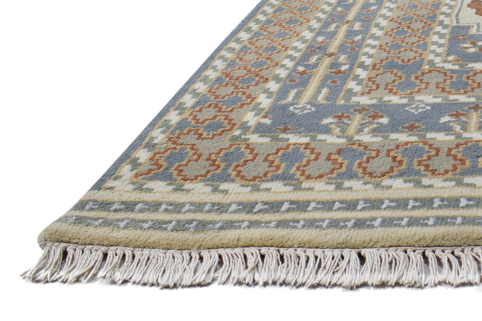 Wool Dark Grey Rug 4' X 6' Persian Hand Knotted Mughal Oriental Room Size Carpet   7864953012373