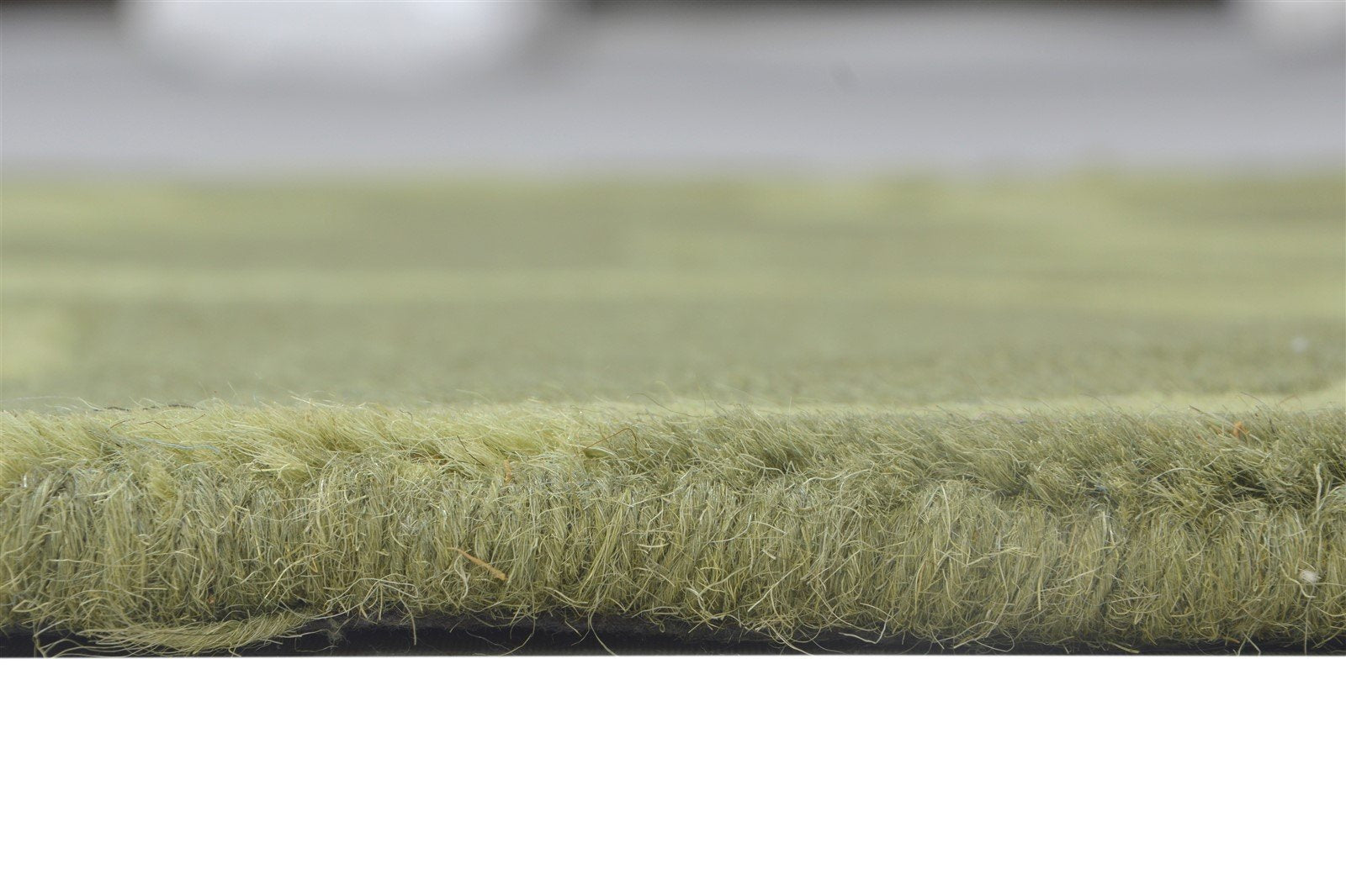 Wool Green Rug 2' X 2' Modern Hand Tufted Moroccan Floral Small Carpet   7864127881365