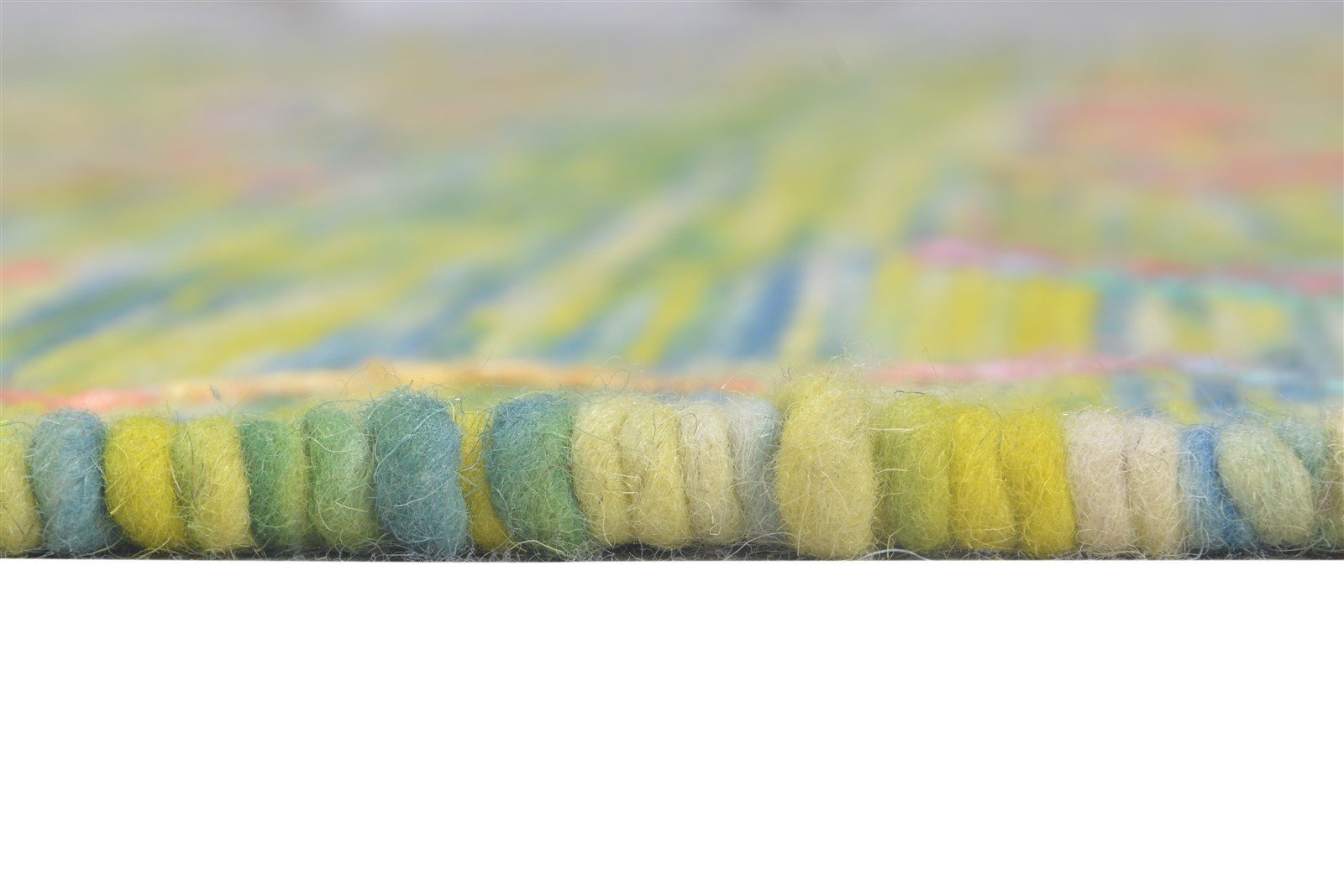 Wool Green Rug 5' X 7' Modern Hand Woven Bohemian Abstract Room Size Carpet   7865006260373