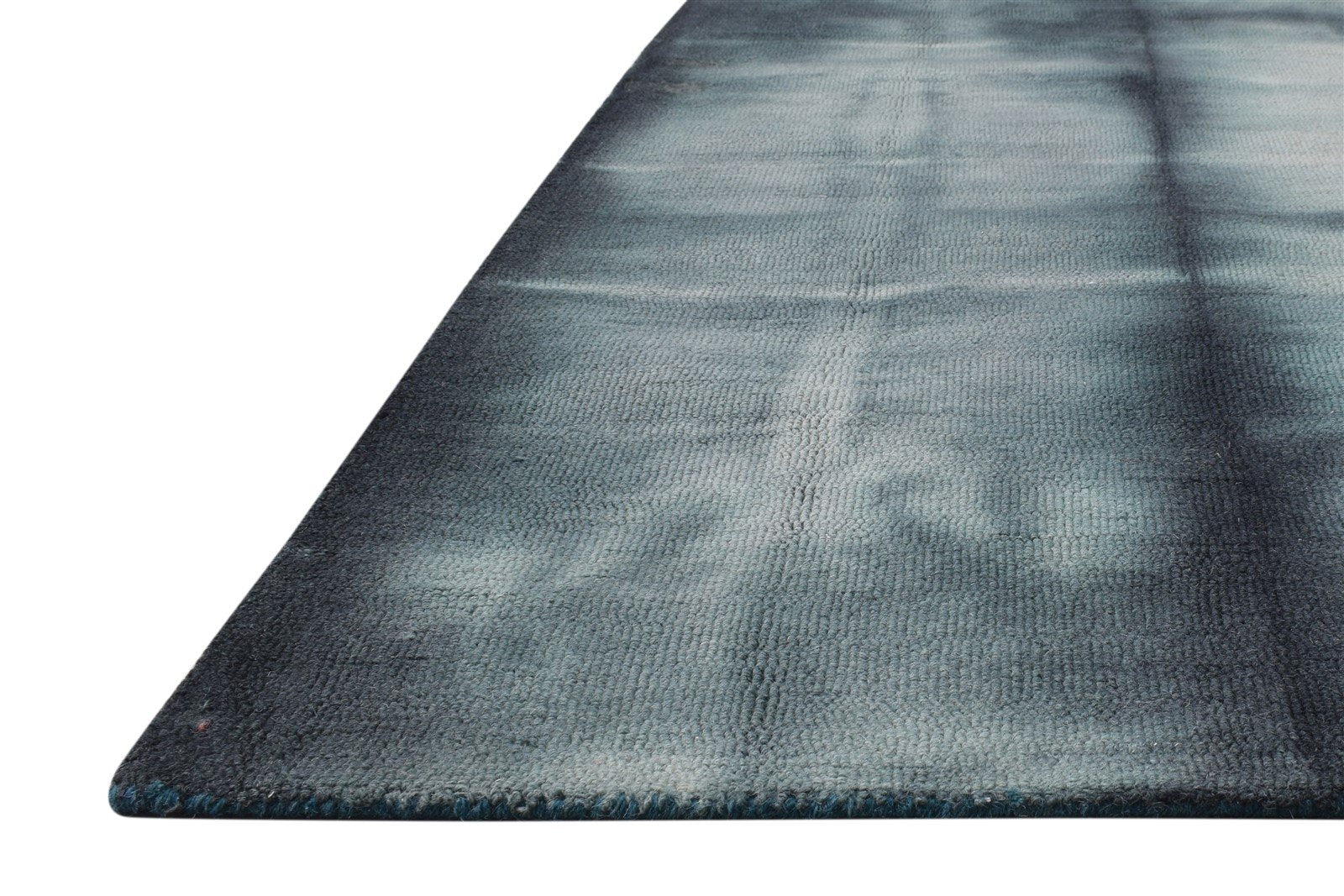 Wool Green Rug 5' X 8' Modern Hand Tufted Shibori Tie Dye Room Size Carpet   7865256444053