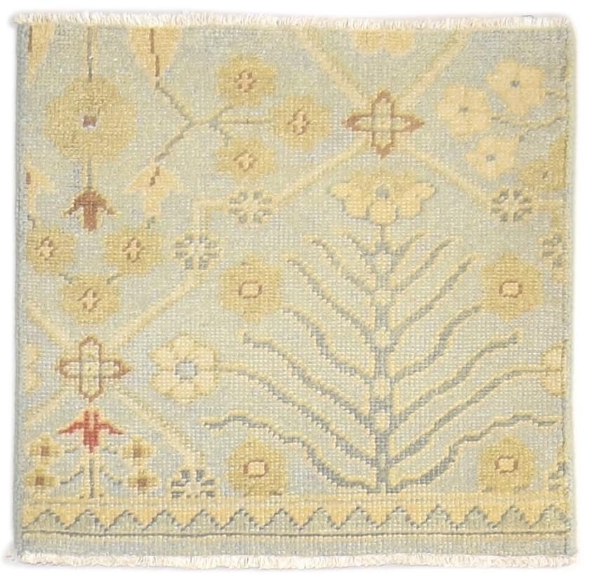 Wool Grey Rug 2' X 2' Persian Hand Knotted Bakhtiari Oriental Small Carpet   7864119361685