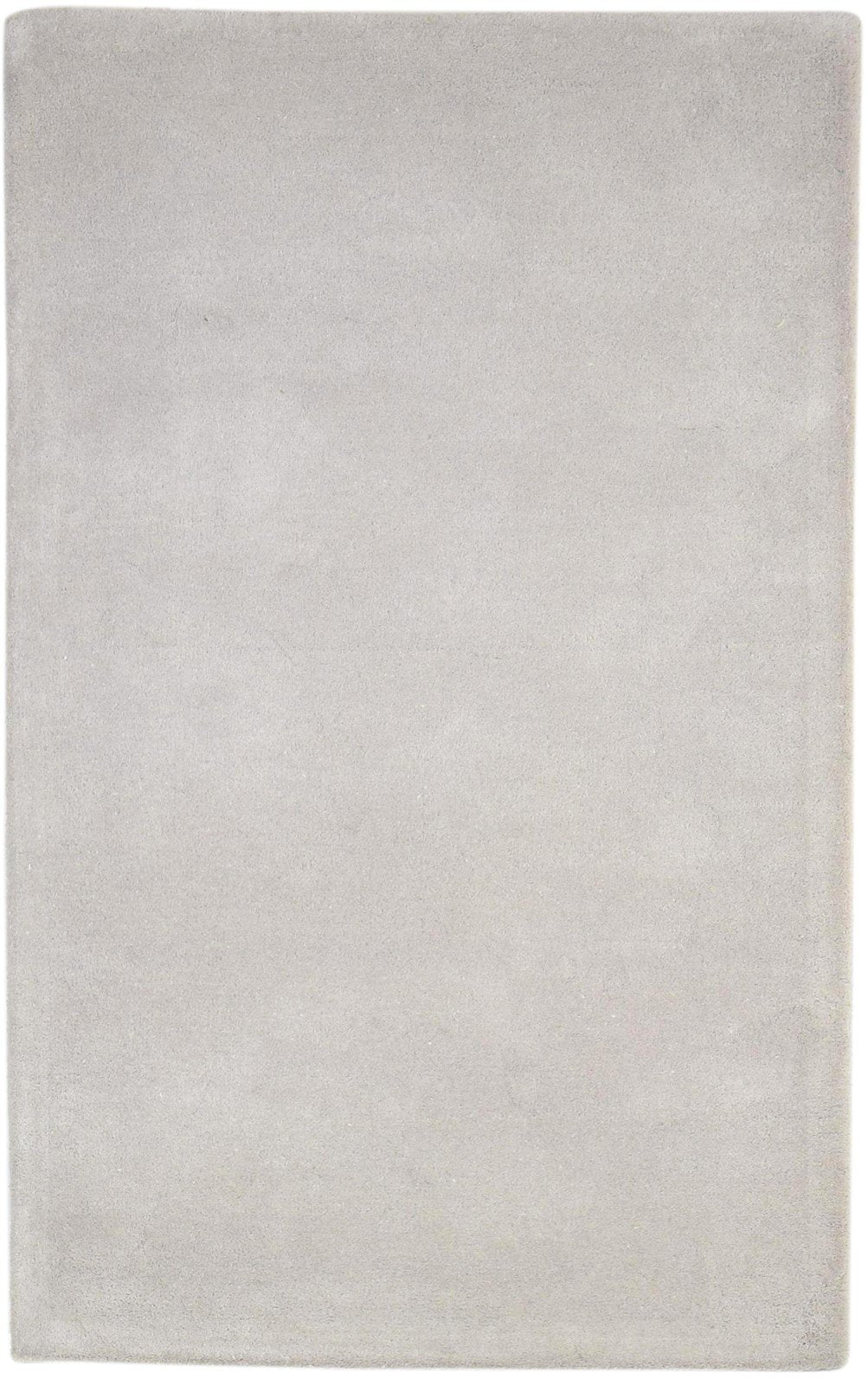 Wool Grey Rug 3' X 5' Modern Hand Tufted Scandinavian Solid Room Size Carpet   7864311021717
