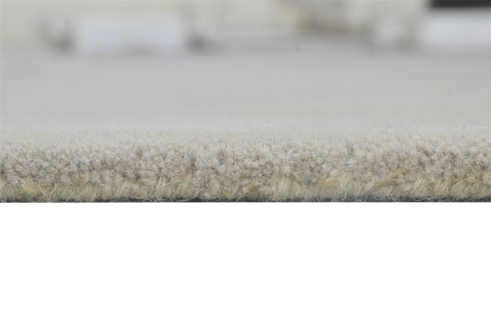 Wool Grey Rug 3' X 5' Modern Hand Tufted Scandinavian Solid Room Size Carpet   7864311021717