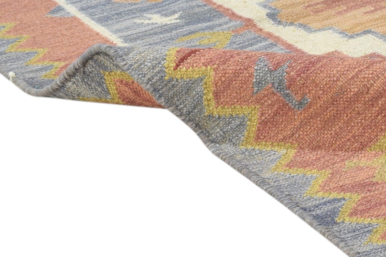 Wool Grey Rug 3' X 5' Persian Dhurrie Serapi Oriental Room Size Carpet   7864985714837
