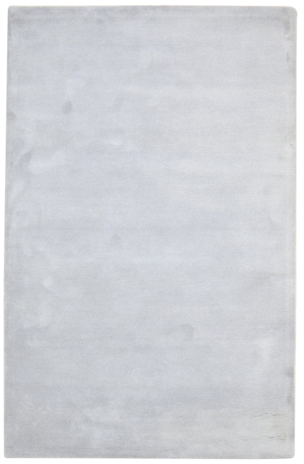 Wool Grey Rug 5' X 8' Modern Hand Tufted Scandinavian Solid Room Size Carpet   7864107958421